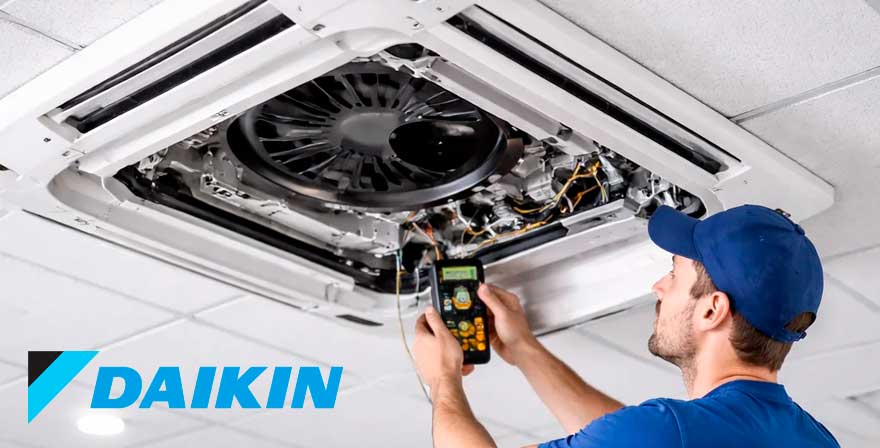 Reparación Aire Acondicionado Cassette Daikin en Madrid