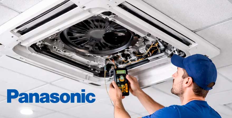 Reparación Aire Acondicionado Cassette Panasonic en Madrid 