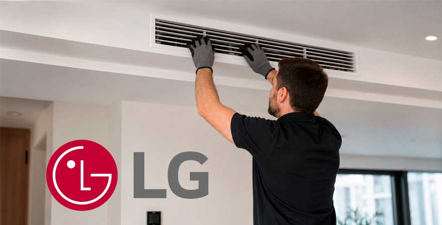Reparación Aire Acondicionado de Conductos LG en Madrid